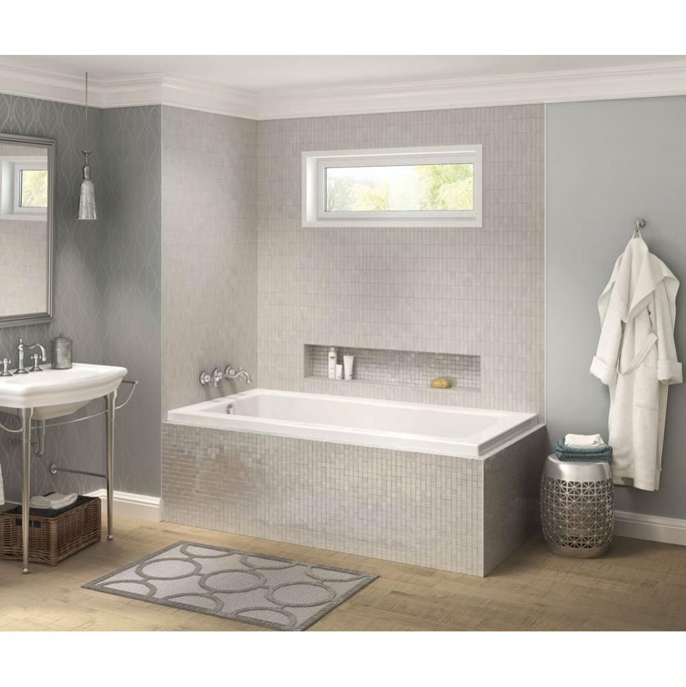 Pose 6032 IF Acrylic Corner Left Right-Hand Drain Combined Whirlpool & Aeroeffect Bathtub in W