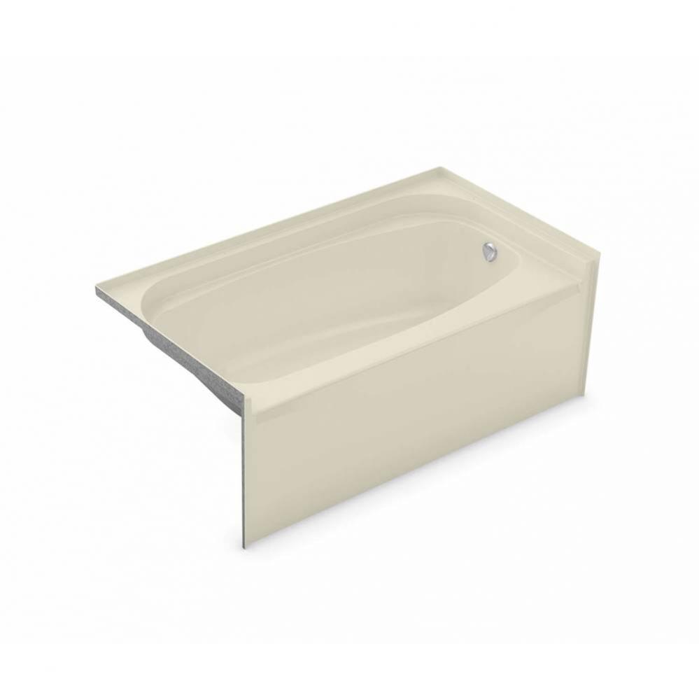 TOF-3260 AFR 59.75 in. x 33 in. Alcove Bathtub with Whirlpool System Left Drain in Bone