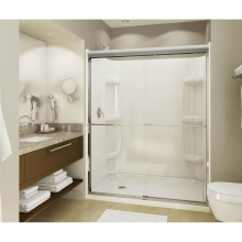 Maax 105707-000-001-001 - Rectangular Base 6030 3 in. Acrylic Alcove Shower Base with Left-Hand Drain in White