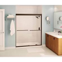 Maax 134675-900-172-000 - Kameleon SC 55-59 x 71 in. 8 mm Bypass Shower Door for Alcove Installation with Clear glass in Dar