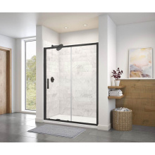 Maax 135244-900-340-000 - Connect 57-58.5 x 72 in. 6mm Sliding Shower Door for Alcove Installation with Clear glass in Matte