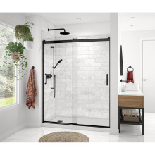 Maax 136691-900-340-000 - Revelation Round 56-59 in. x 70.5-73 in. 6 mm Bypass Shower Door for Alcove Installation with Clea