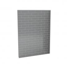 Maax 103412-301-501 - Utile 60 in. x 1.125 in. x 80 in. Direct to Stud Back Wall in Ash Grey