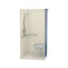 Maax 106069-R-000-004 - OPS-3636-RS-RS COMPLETE ACCESSIBILITY PACKAGE 36 in. x 36 in. x 76.625 in. 1-piece Shower with Rig