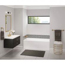 Maax 106395-L-000-001 - Bosca IFS AFR 59.75 in. x 30 in. Alcove Bathtub with Left Drain in White