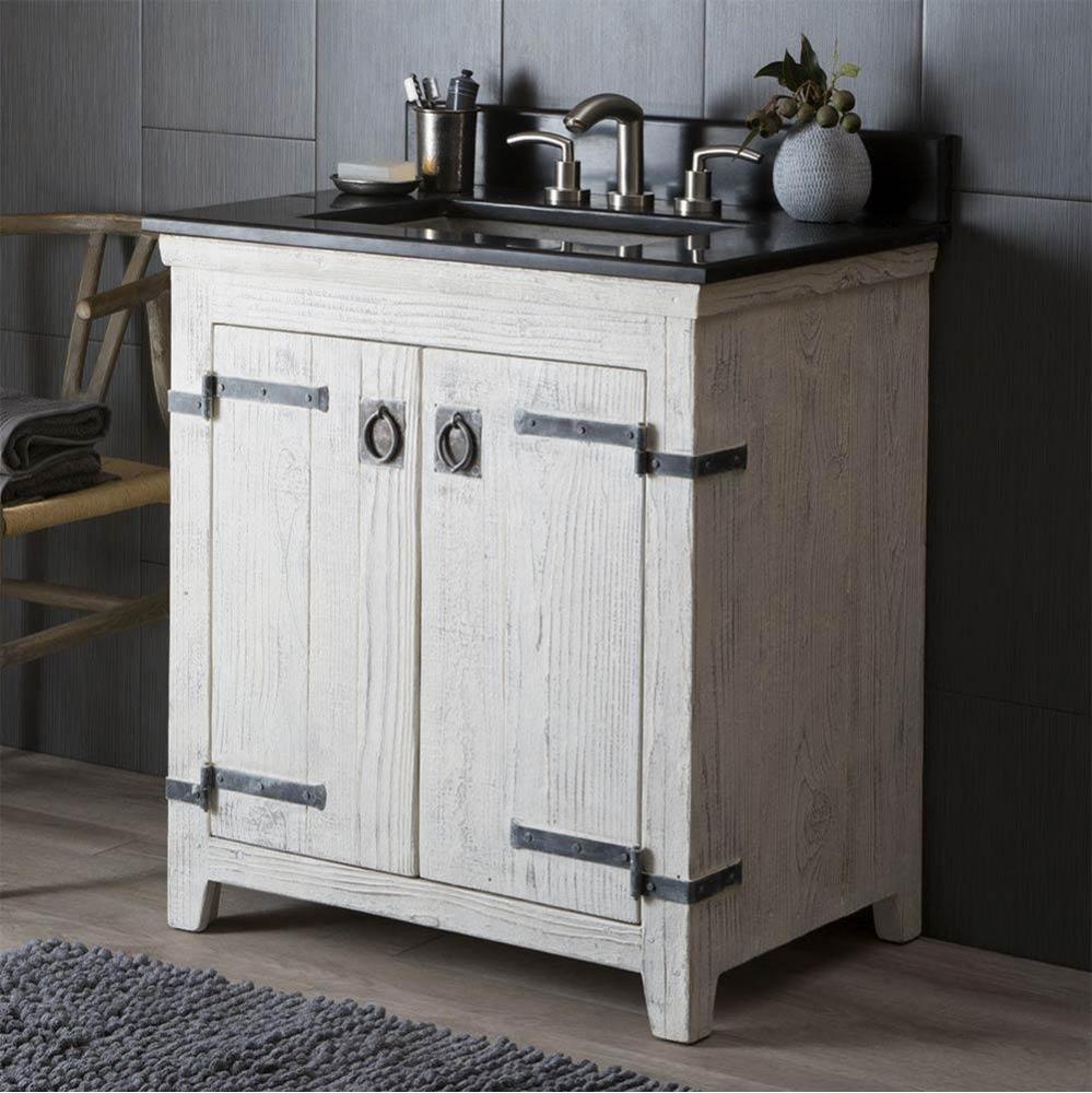 30'' Americana Vanity Base in Whitewash