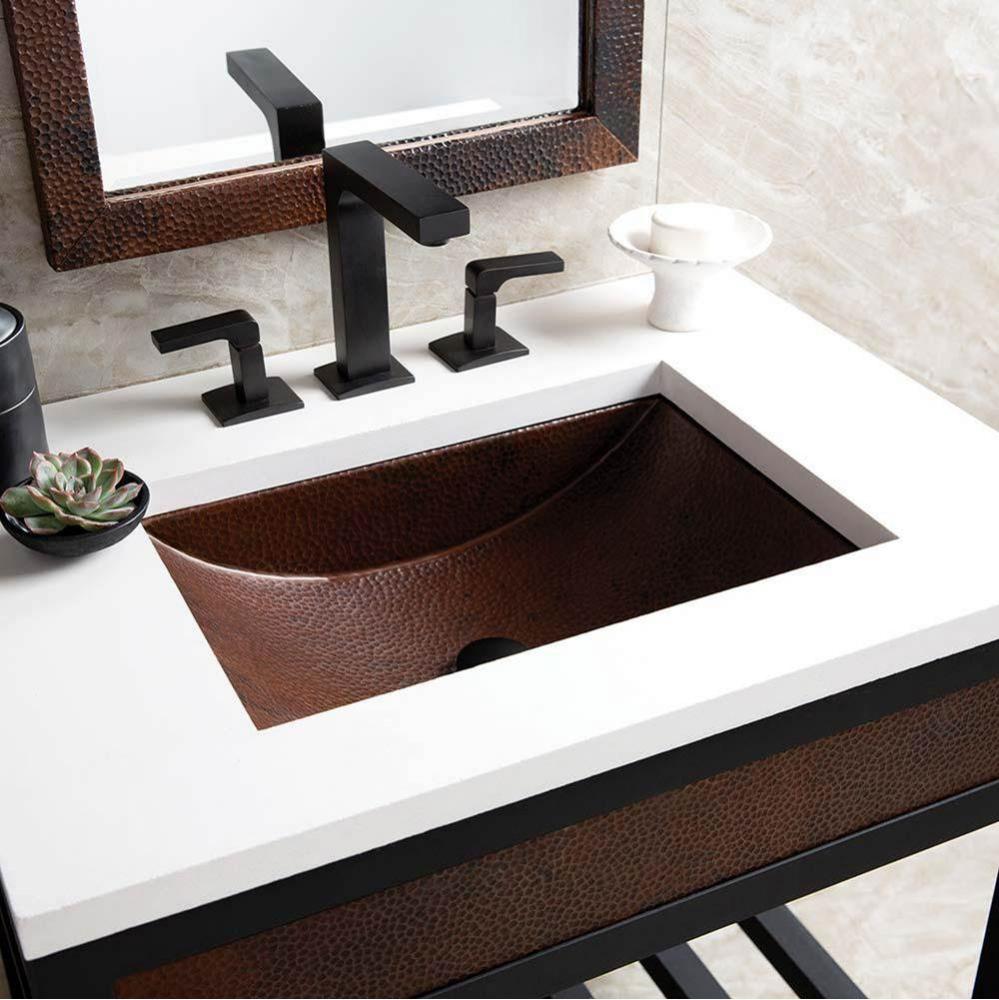 Avila Bathroom Sink in Antique Copper