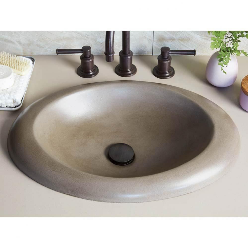 Cuyama Bathroom Sink in Earth