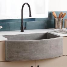 Native Trails NSKQ3320-A - Farmhouse Quartet Kitchen Sink in Ash