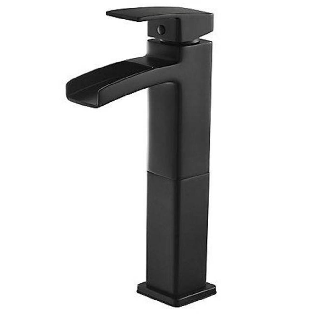 Kenzo Single Control Vessel Bathroom Faucet in Black