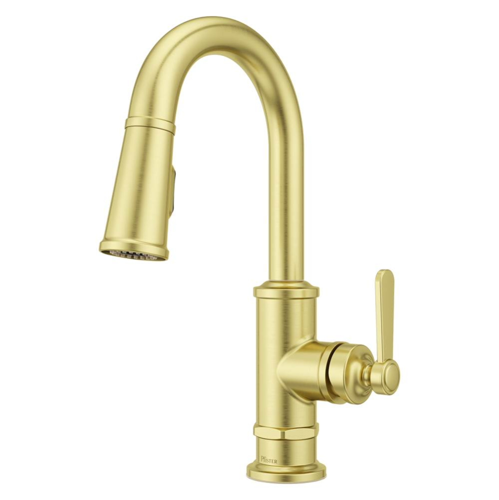 Port Haven Pull-Down Bar/Prep Faucet in Tuscan Bronze