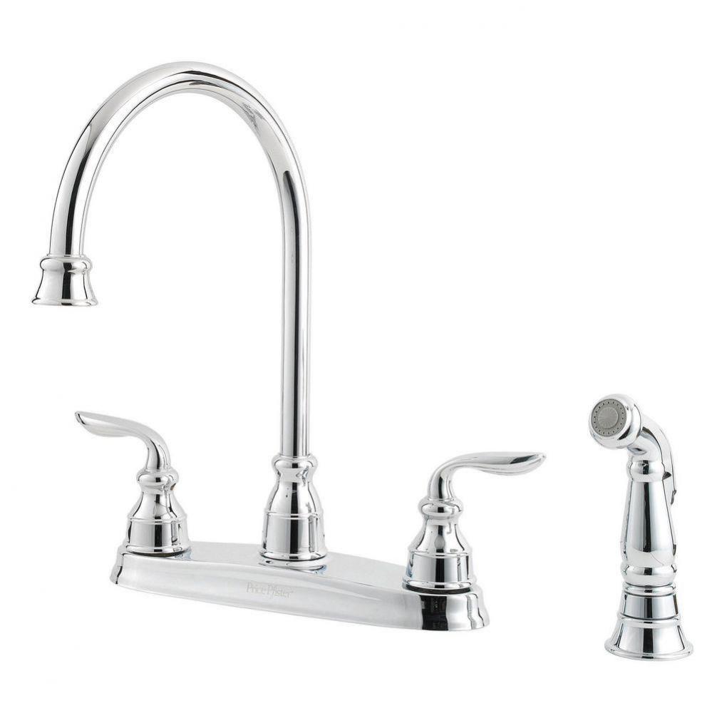 GT36-4CBC - Chrome - Two Handle Kitchen Faucet