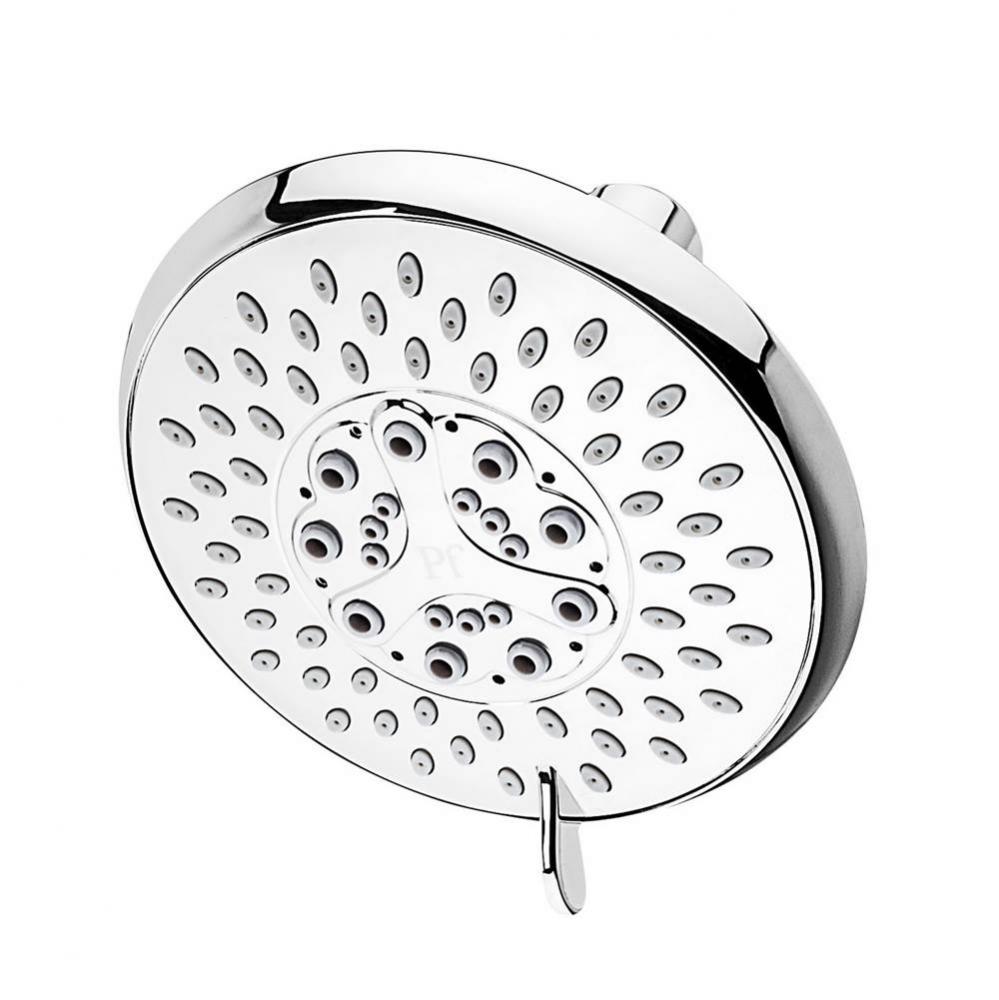 J15-070C - Polished Chrome - Job Pack Multi-function Showerhead - 12