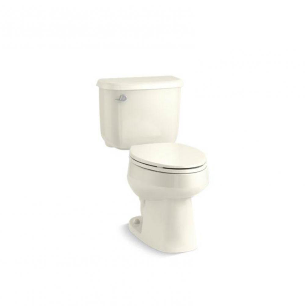 Windham™ Two-piece elongated 1.6 gpf toilet with 10'' rough-in