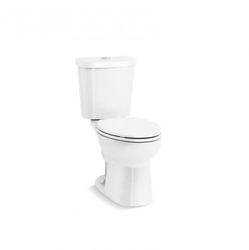 Valton® Two-piece elongated dual-flush toilet