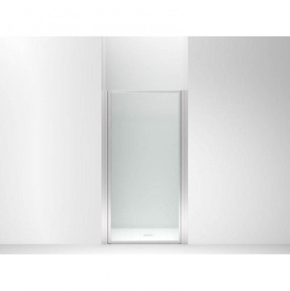 Standard pivot shower door, 64'' H x 32-3/4''-34-1/4'' W, with 1/8&a