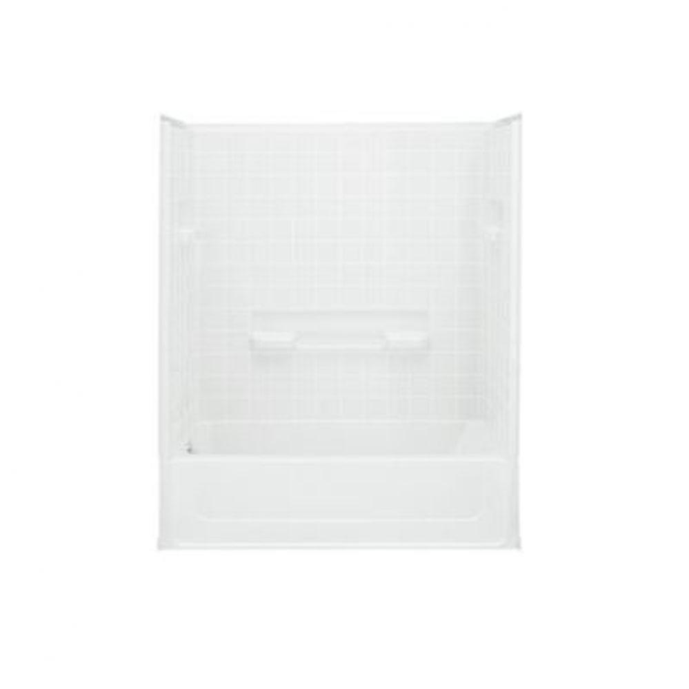 All Pro® 60'' x 30'' bath/shower with left-hand drain