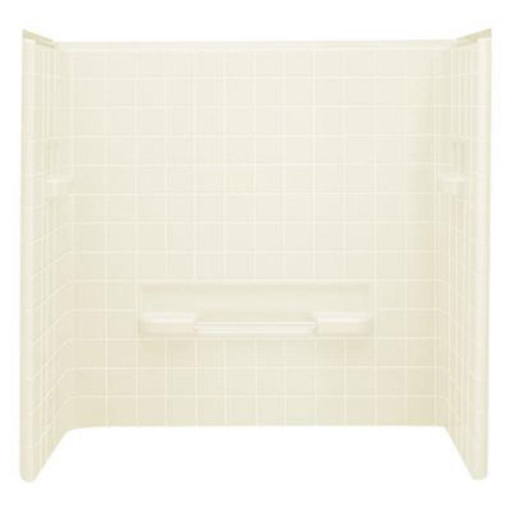 All Pro® 60'' x 31-1/2'' wall set for bath/shower