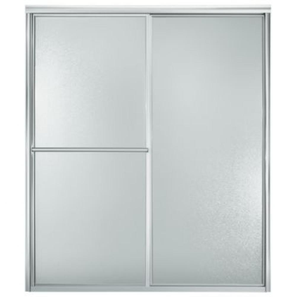 Deluxe Framed sliding shower door, 70'' H x 51 - 56'' W, with 1/8''