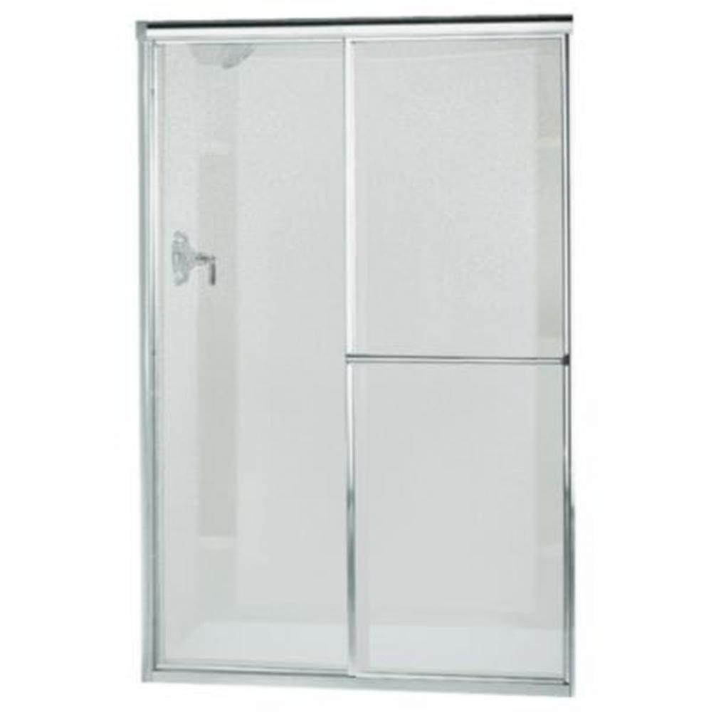 Deluxe Framed sliding shower door, 65-1/2'' H x 43-7/8 - 48-7/8'' W, with 1/8&