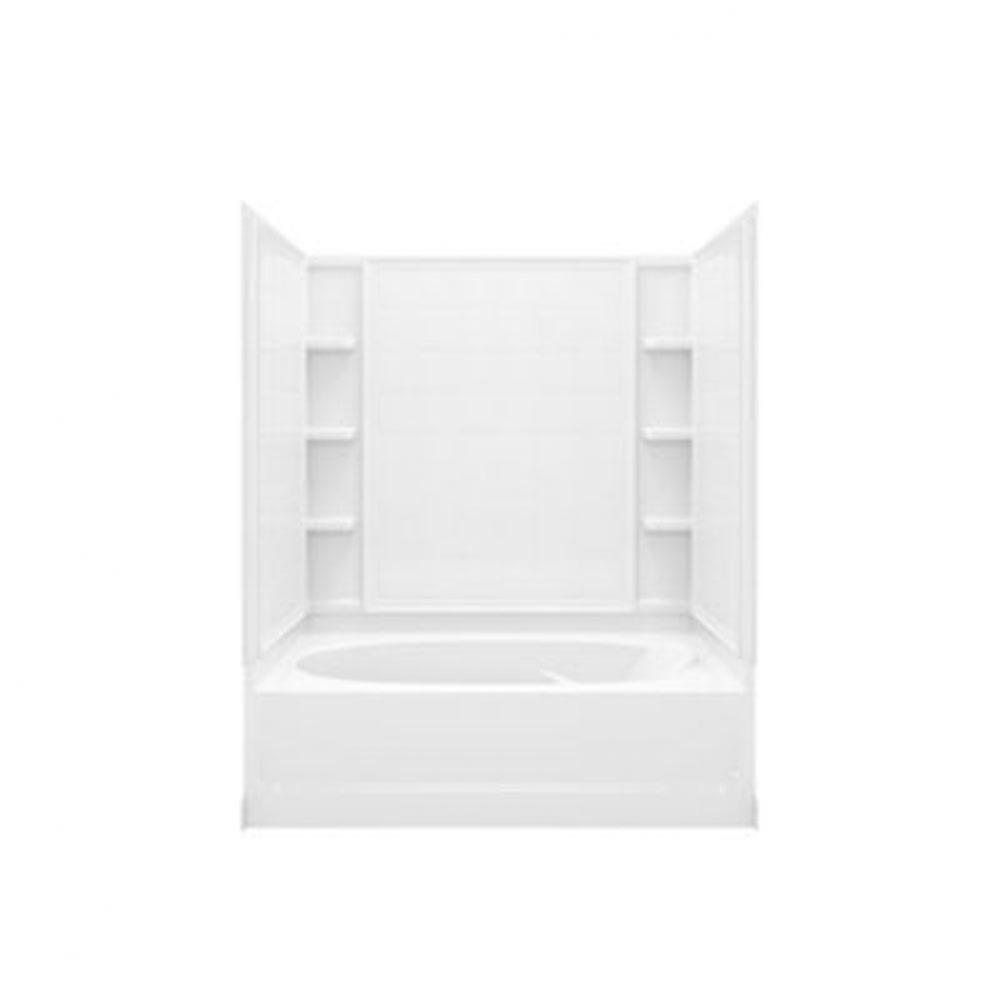 Ensemble™ 60-1/4'' x 36'' tile bath/shower with Aging in Place backerboards