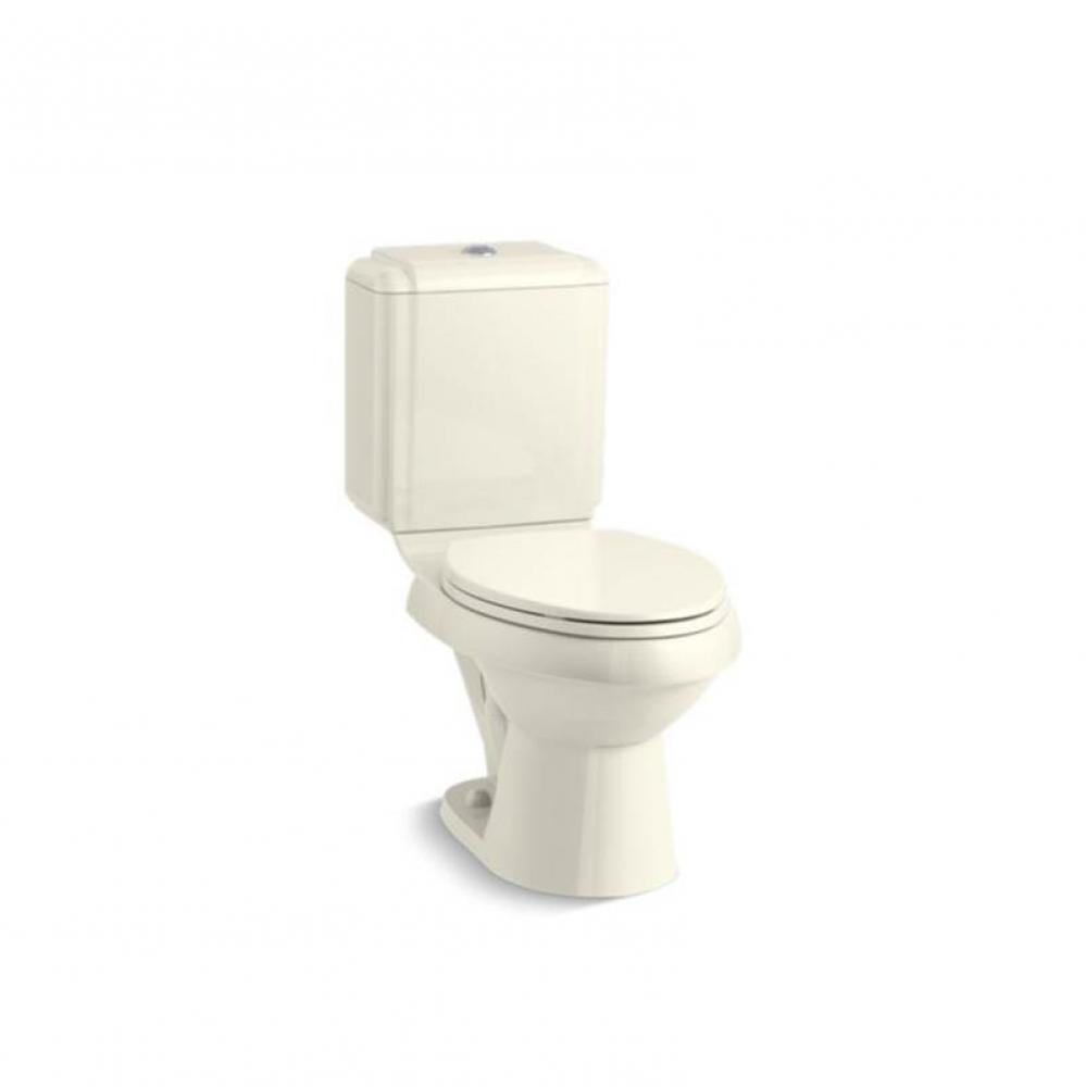 Rockton® Two-piece elongated dual-flush toilet
