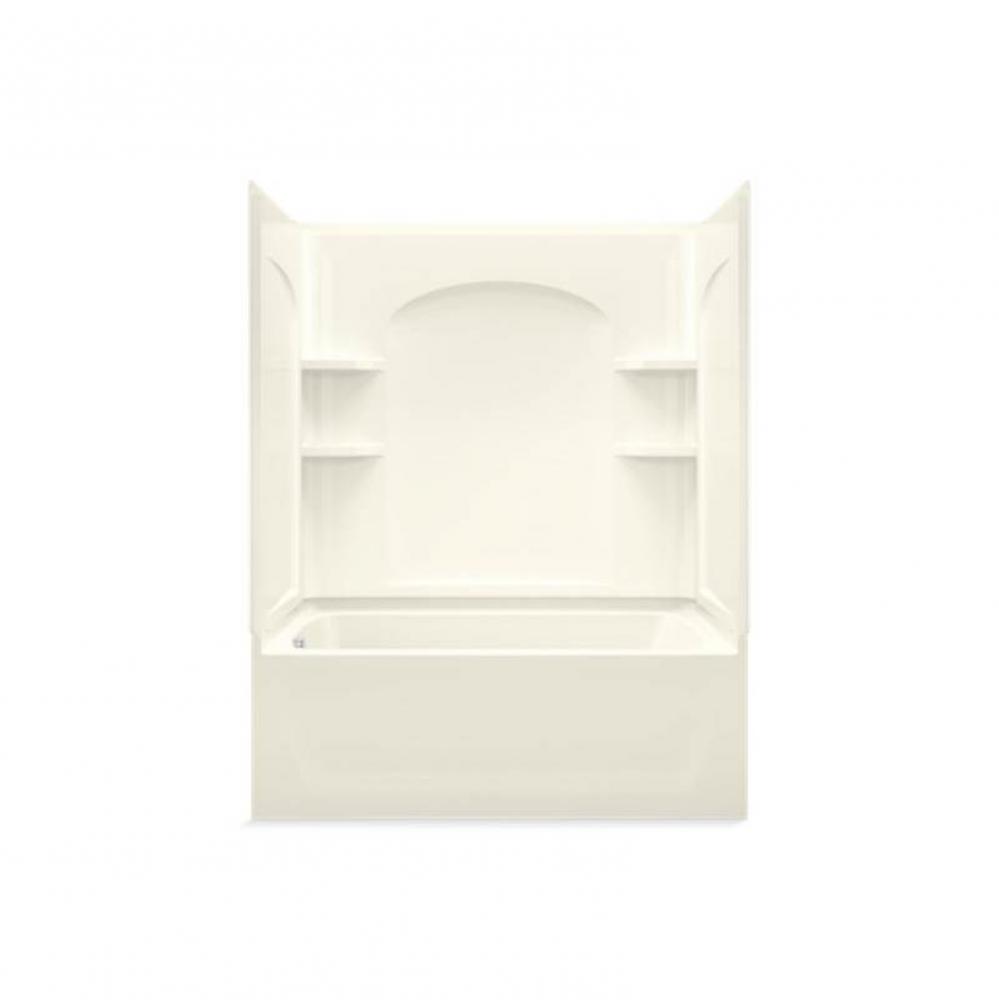 Ensemble™ 60-1/4'' x 32'' bath/shower with left-hand above-floor drain