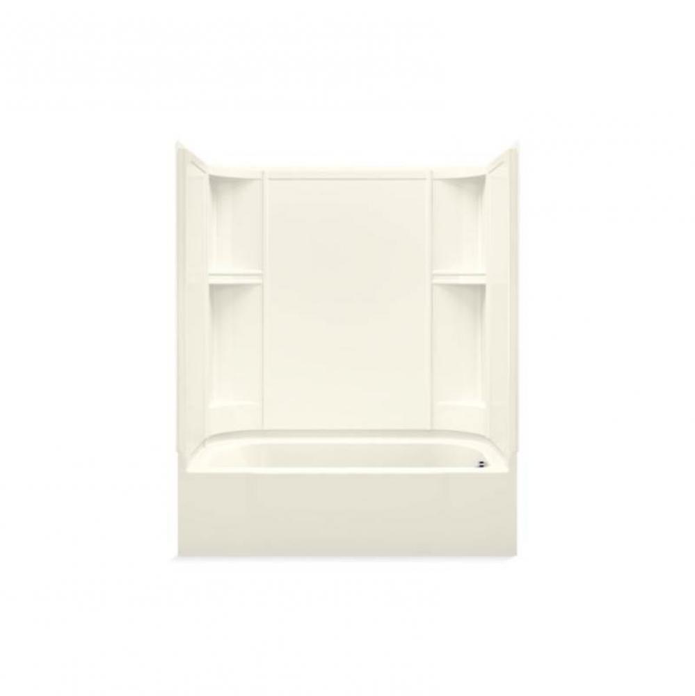 Accord® 60-1/4'' x 30'' smooth bath/shower with Aging in Place backerboar