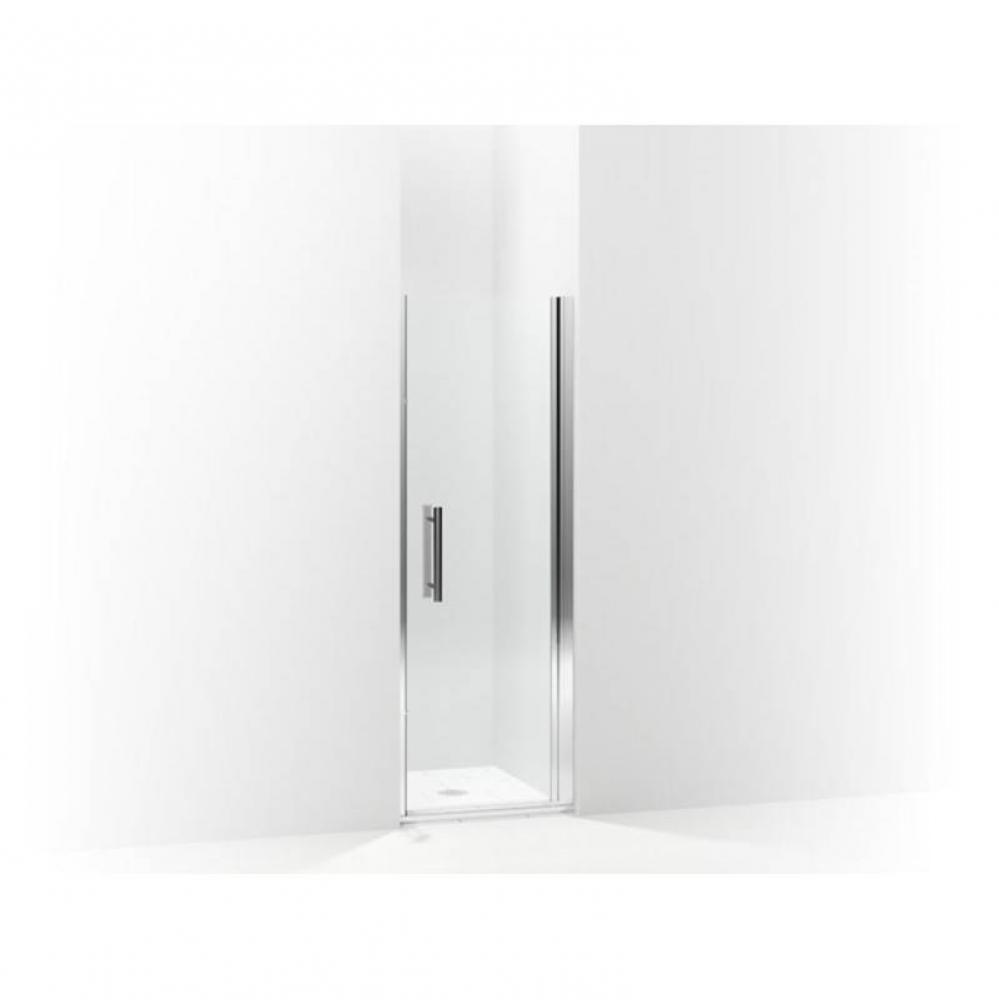 Finesse™ Peak® Headerless frameless pivot shower door 27'' max opening x 67'