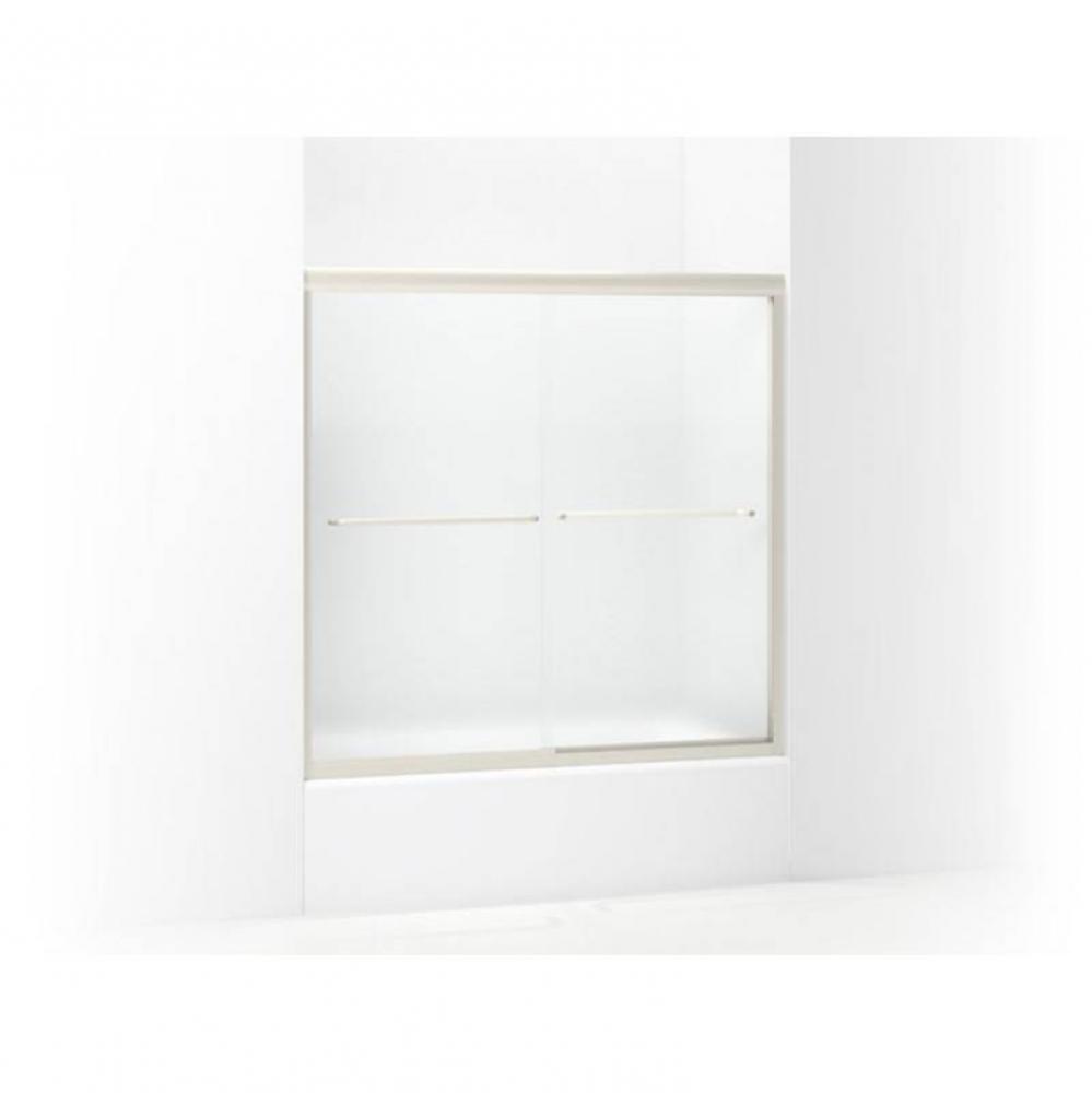 Finesse™ Frameless sliding bath door 54-5/8''–59-5/8'' W x 57-3/4'&ap