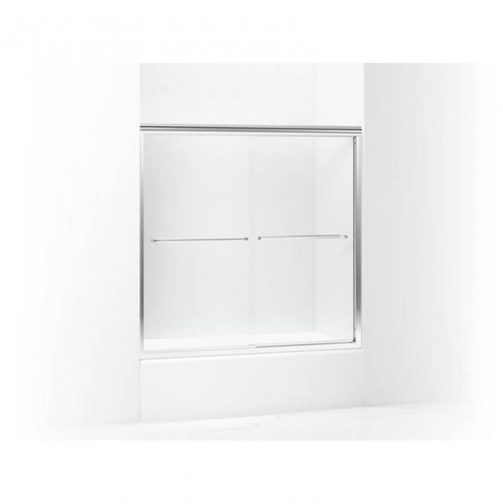 Finesse™ Frameless sliding bath door 54-5/8''-59-5/8'' W x 57-3/4'&apos