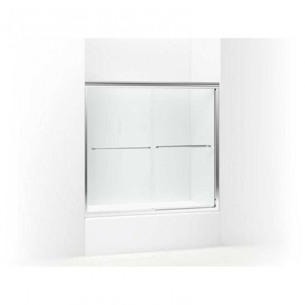 Finesse™ Frameless sliding bath door 54-5/8''-59-5/8'' W x 55-3/16'&apo