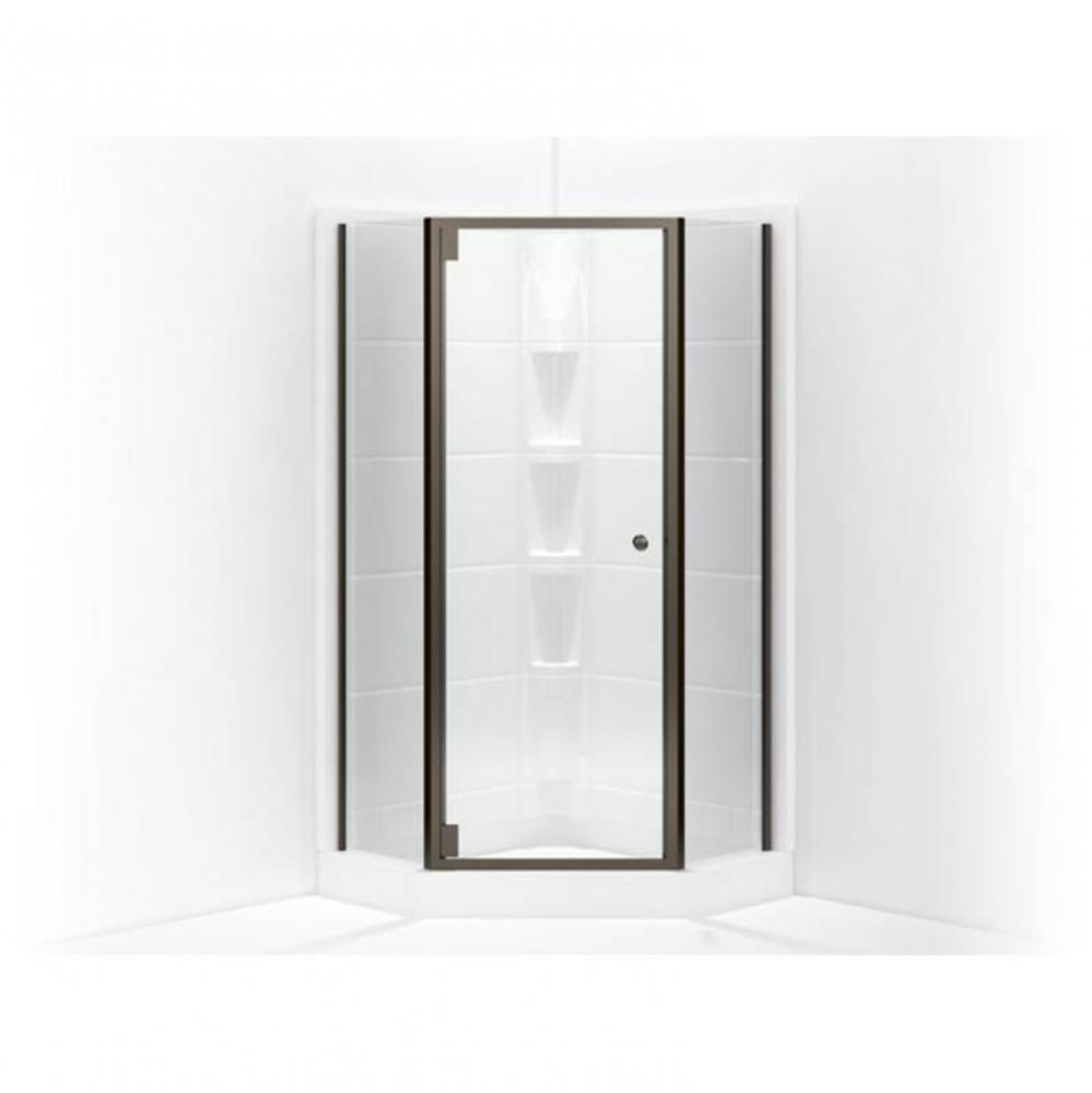 Solitaire® Frameless neo-angle corner shower door 16-1/4'' x 29-7/16'' x