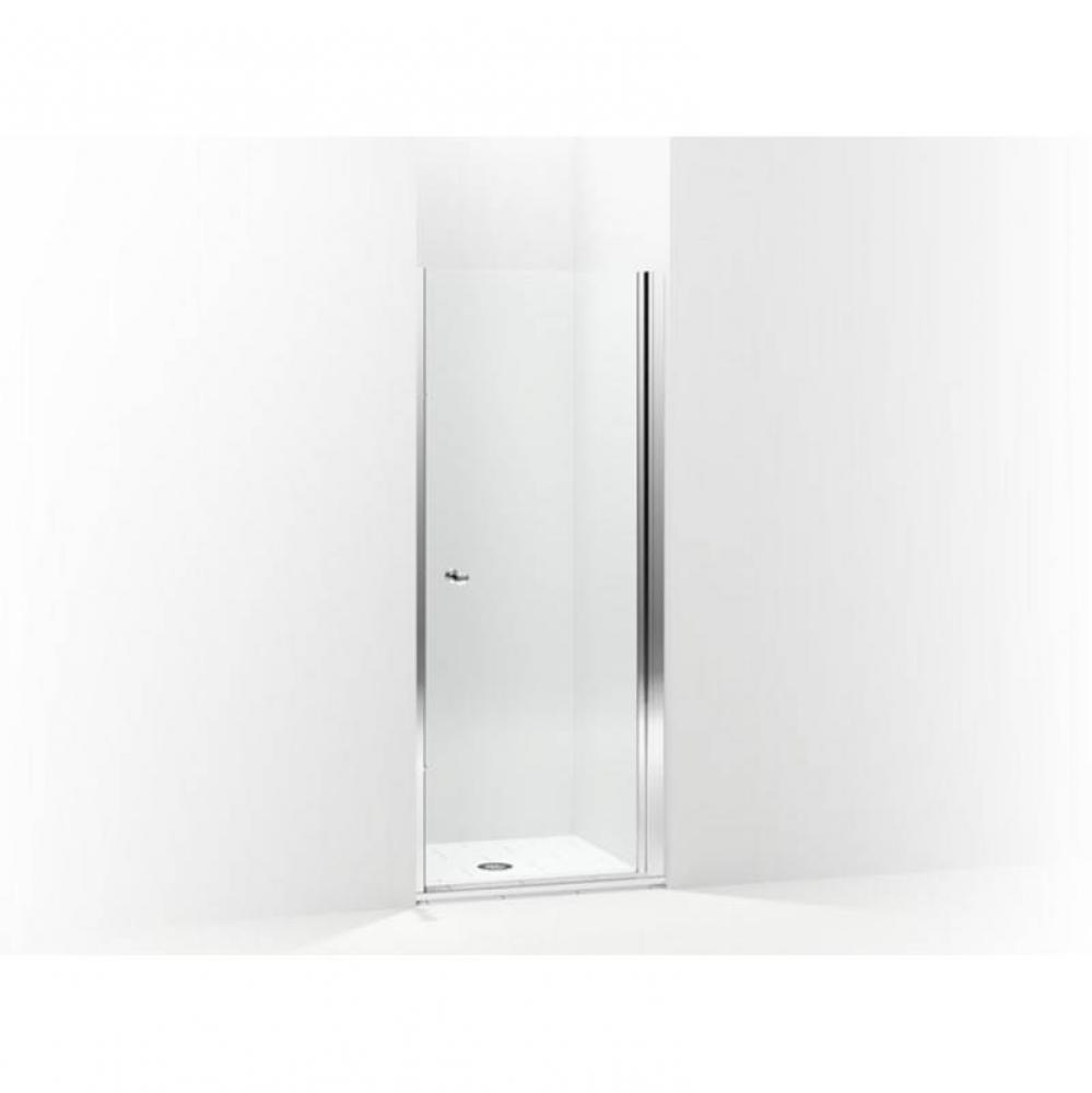 Finesse™ Headerless frameless pivot shower door 33'' max opening x 67'' H