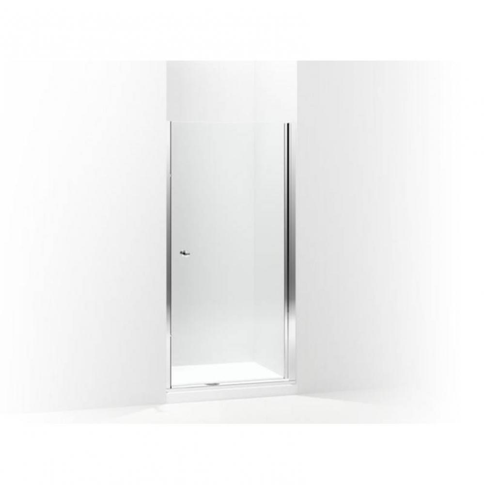 Finesse™ Headerless frameless pivot shower door 36'' max opening x 67'' H