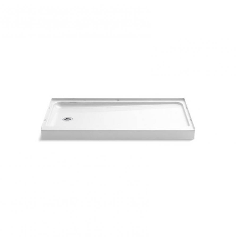 Ensemble™ 60'' x 30'' shower base with left-hand drain