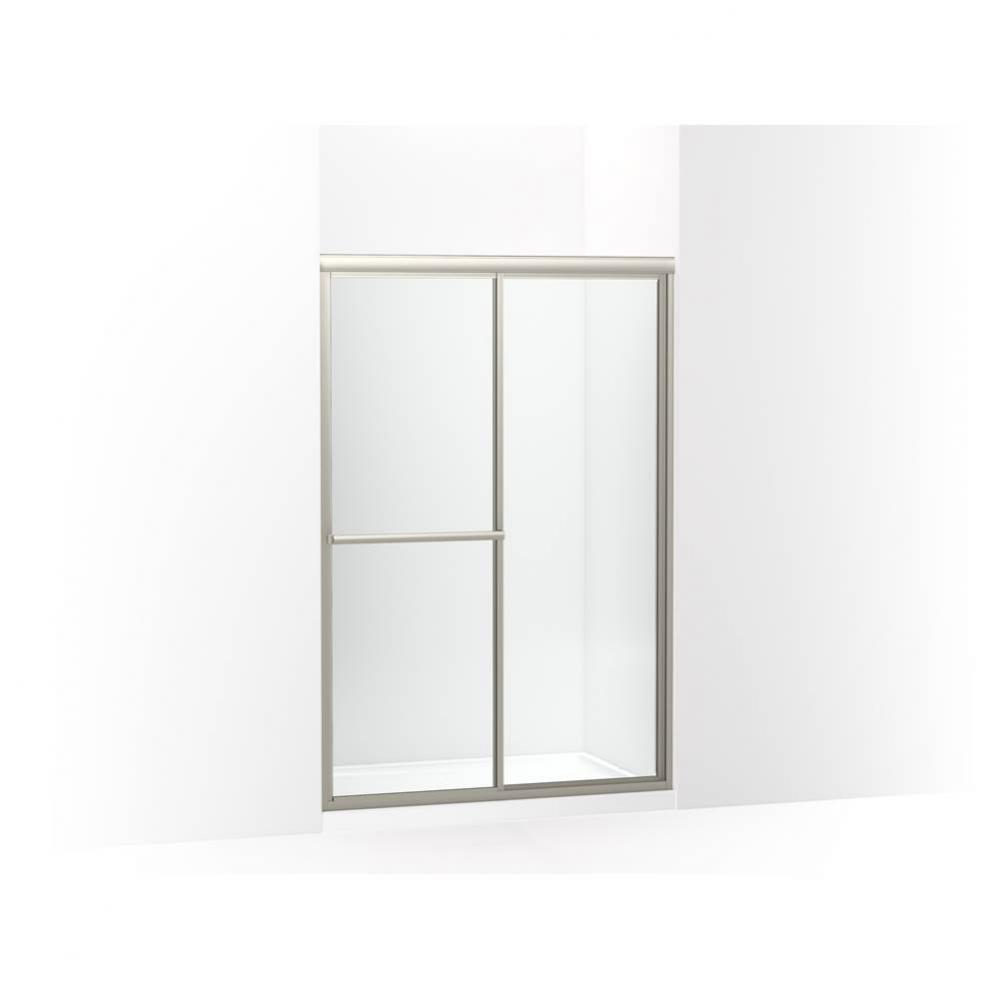 Deluxe 70 In. H Sliding Shower Door With 1/8 In.-Thick Glass