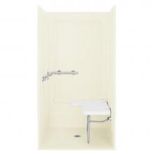 Sterling Plumbing 62050115-96 - OC-SS-39 39-5/8'' x 39-3/8'' x 72'' transfer shower stall with seat