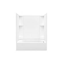 Sterling Plumbing 71240126-0 - Accord® 60-1/4'' x 30'' smooth bath/shower with Aging in Place backerboar
