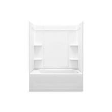 Sterling Plumbing 71370128-0 - Ensemble™ Medley® 60-1/4'' x 30-1/4'' bath/shower with Aging in Place b