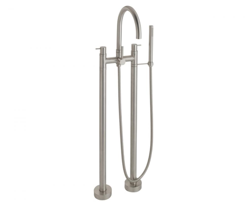 Contemporary Floor Mount Tub Filler