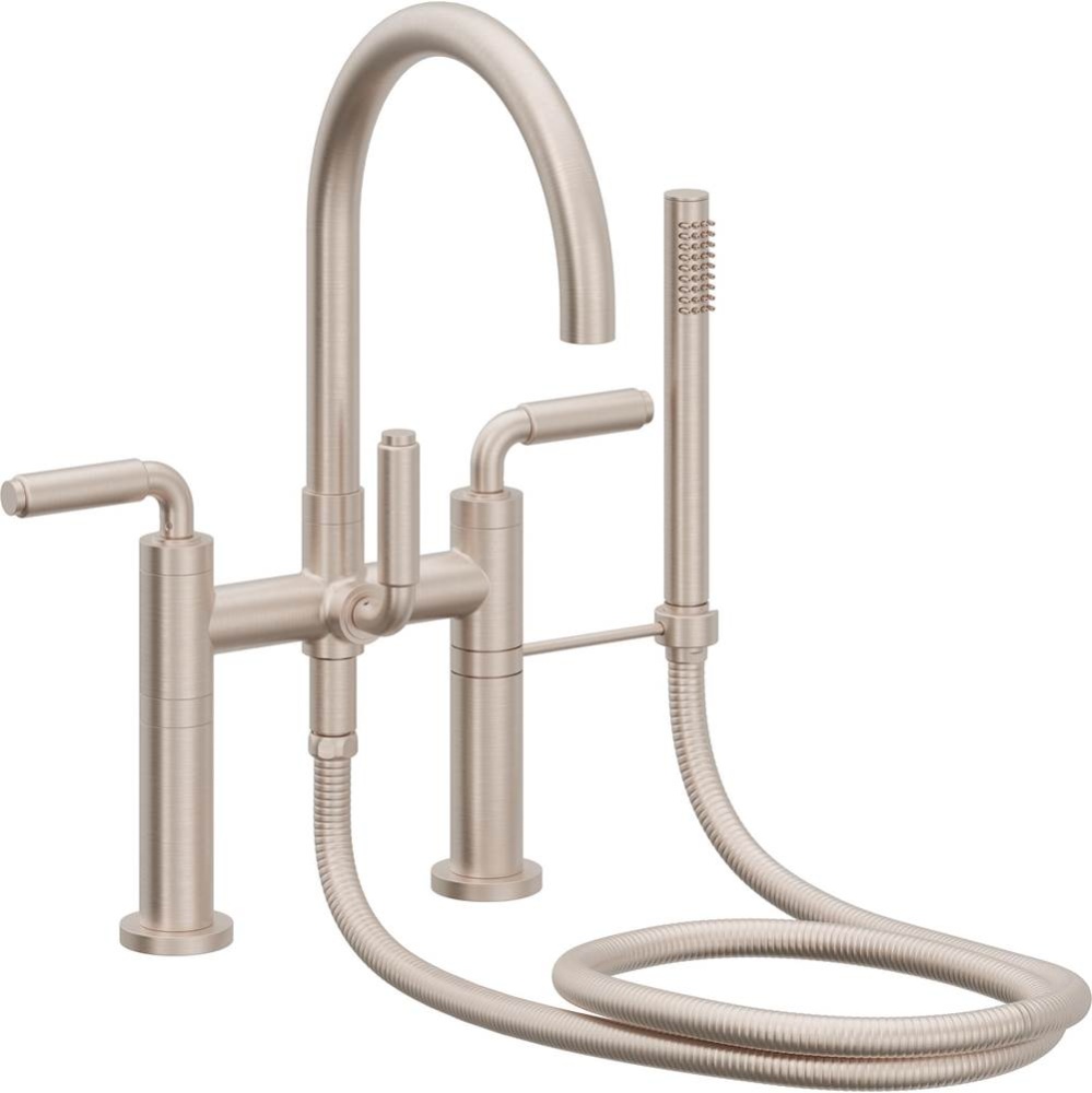 Contemporary Deck Mount Tub Filler