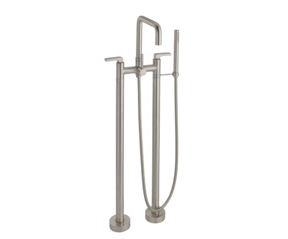 Contemporary Floor Mount Tub Filler