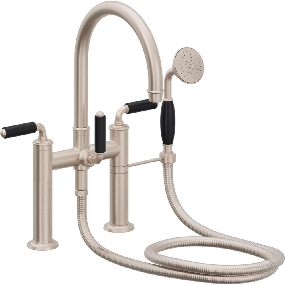 Traditional Deck Mount Tub Filler - Arc Spout