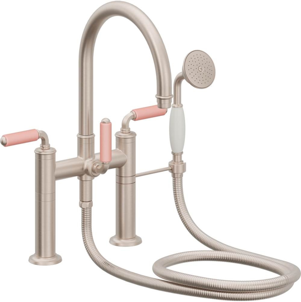 Traditional Deck Mount Tub Filler - Arc Spout
