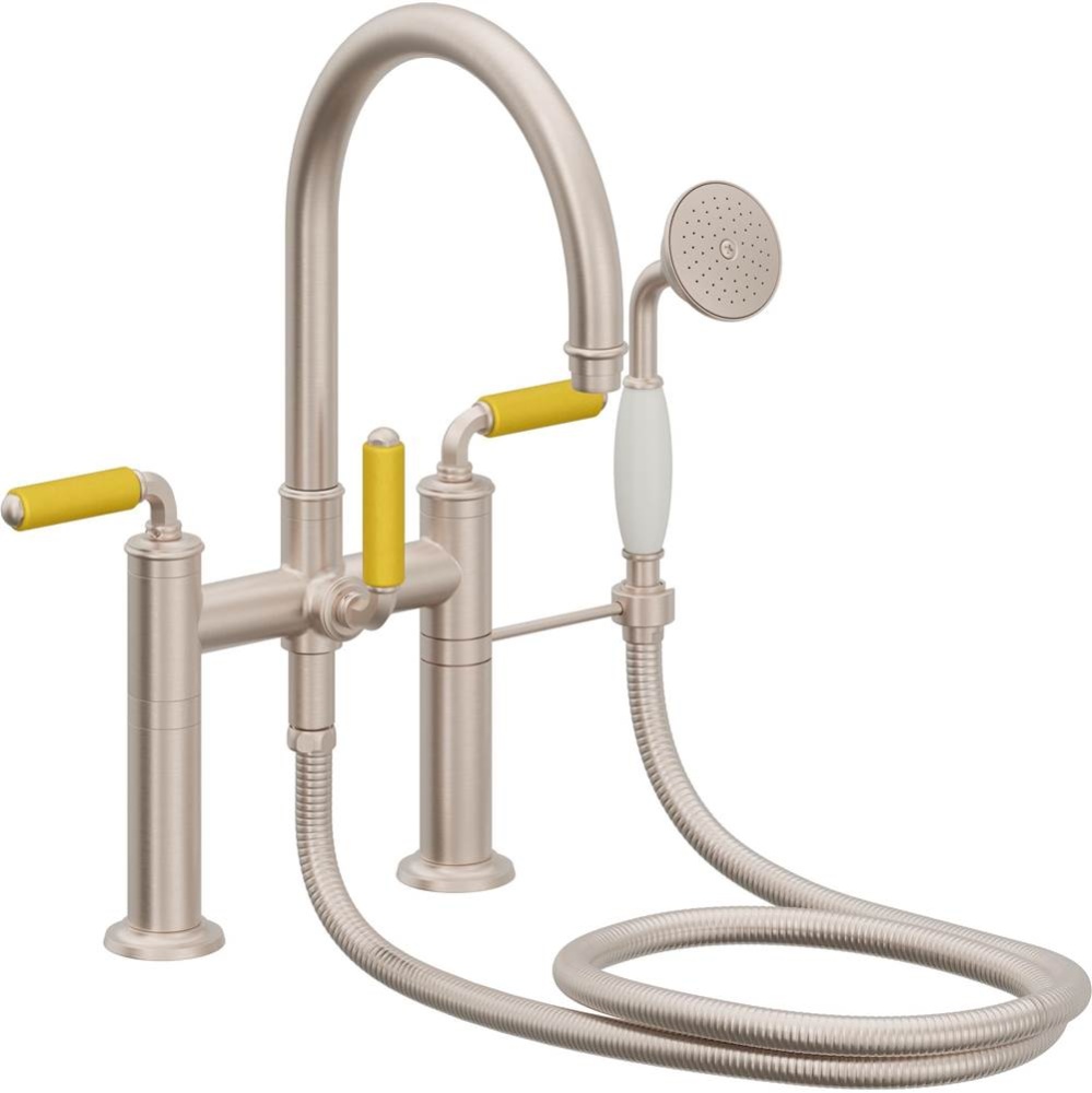Traditional Deck Mount Tub Filler - Arc Spout