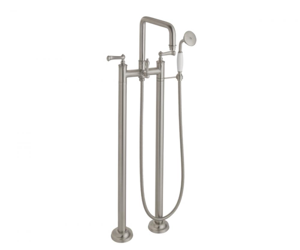 Traditional Floor Mount Tub Filler