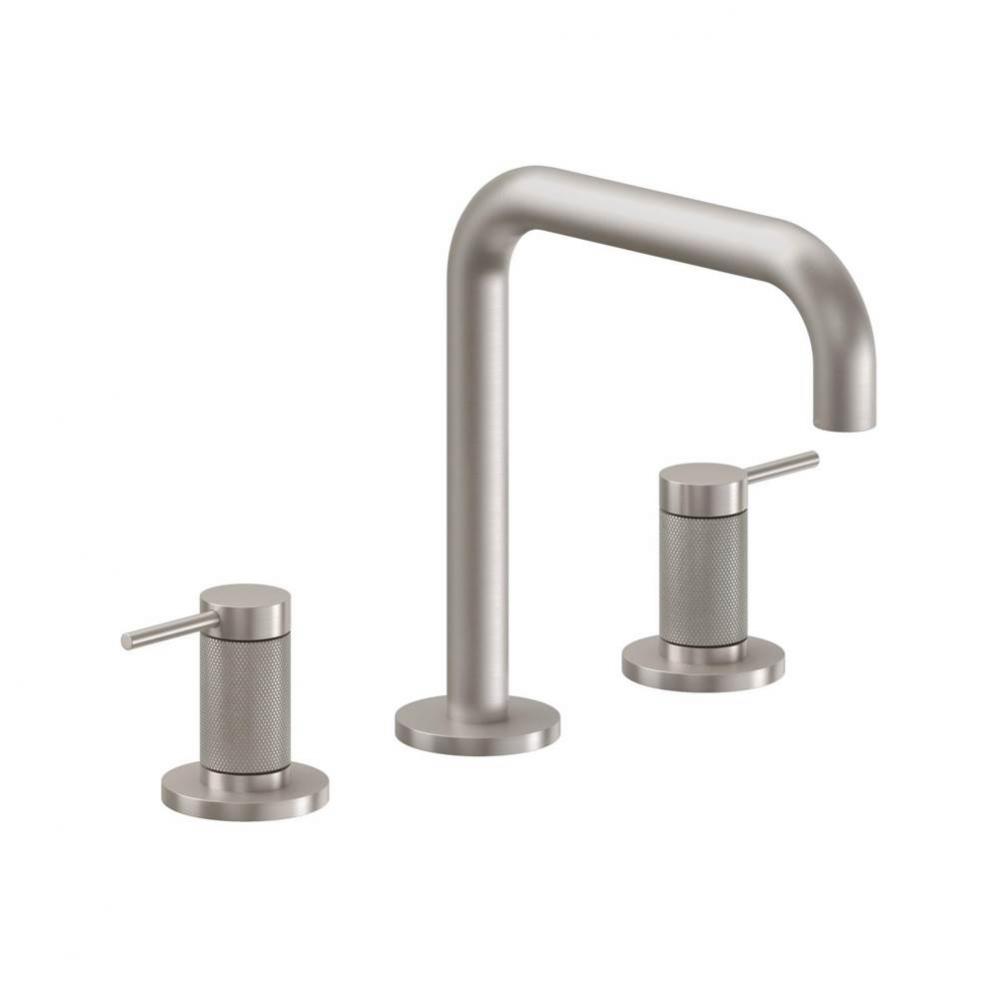 8'' Widespread Lavatory Faucet - Quad Spout; Knurled Insert