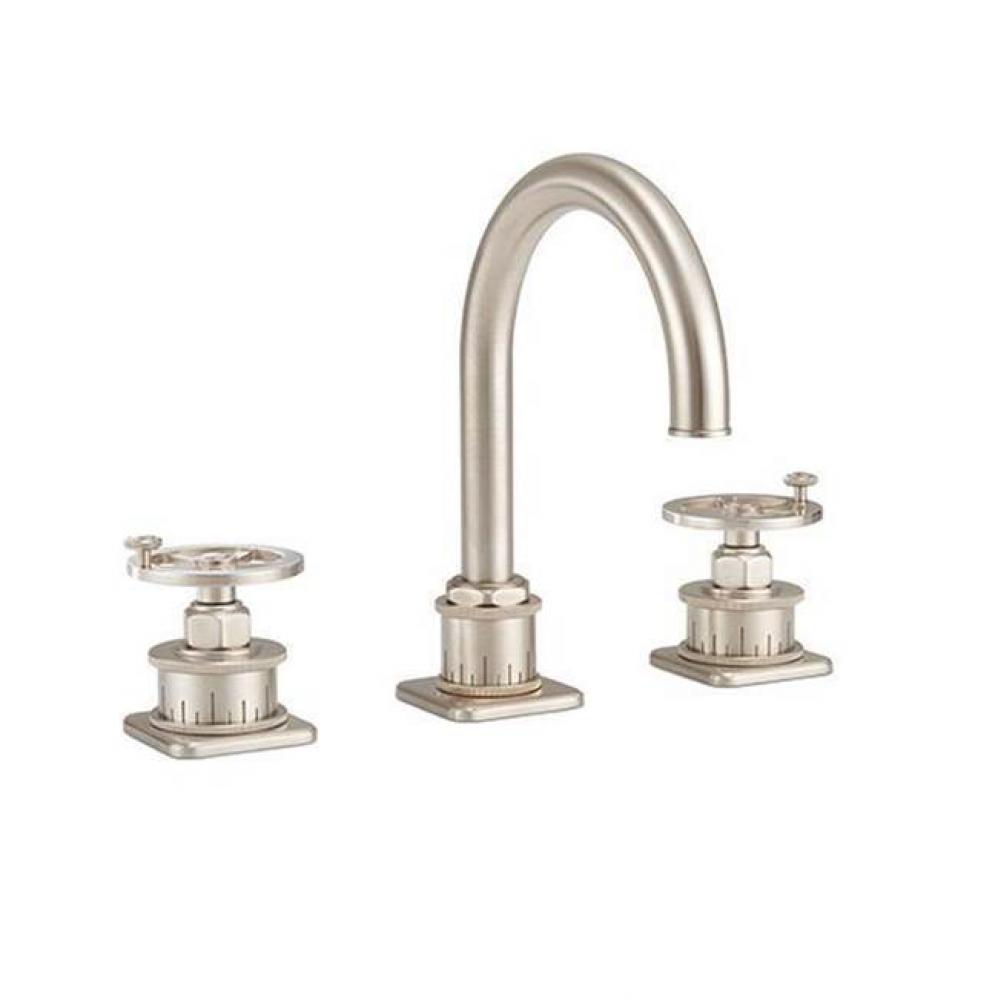 Widespread High Spout with ZeroDrain Upgrade - Wheel Handle