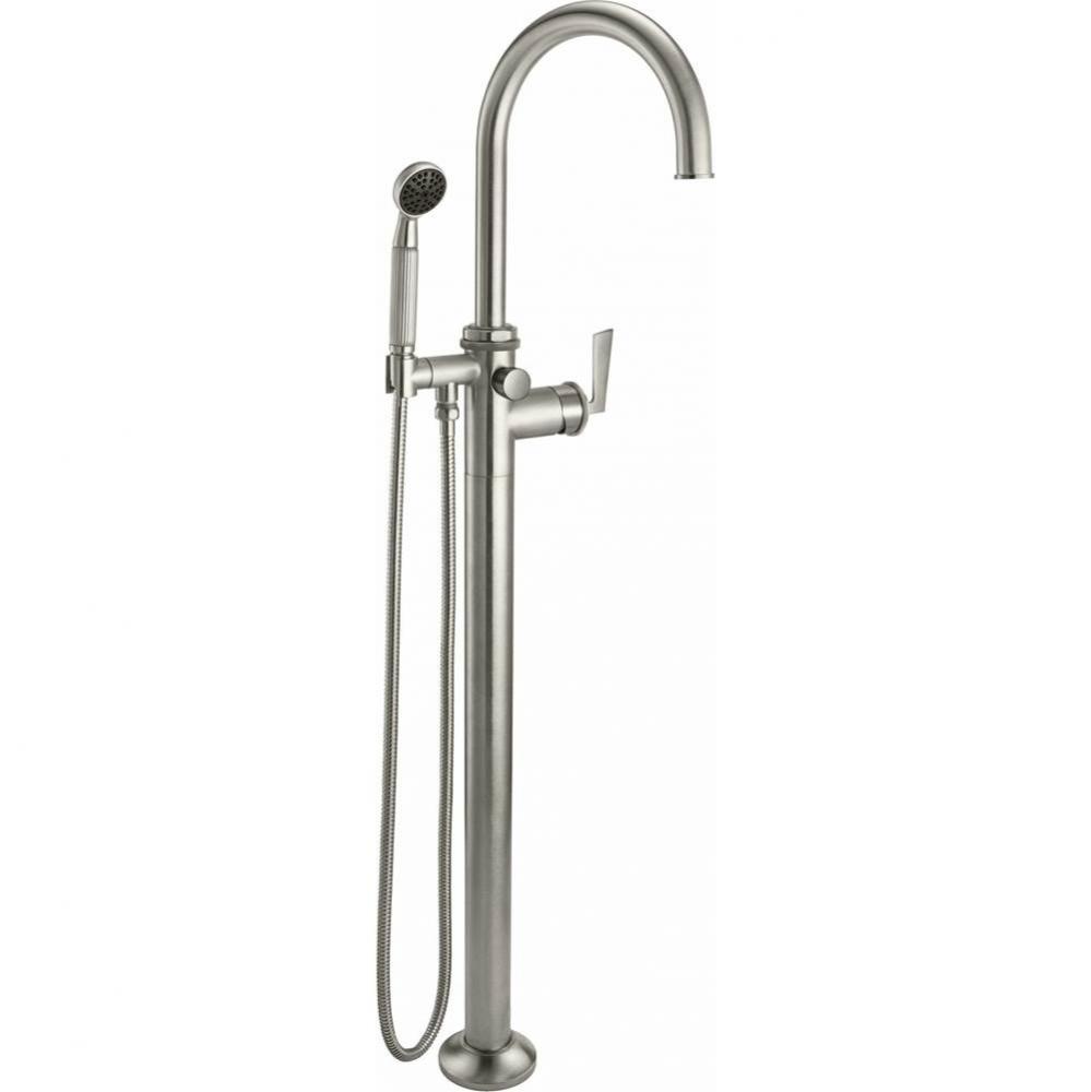 Single Hole Floor Mount Tub Filler